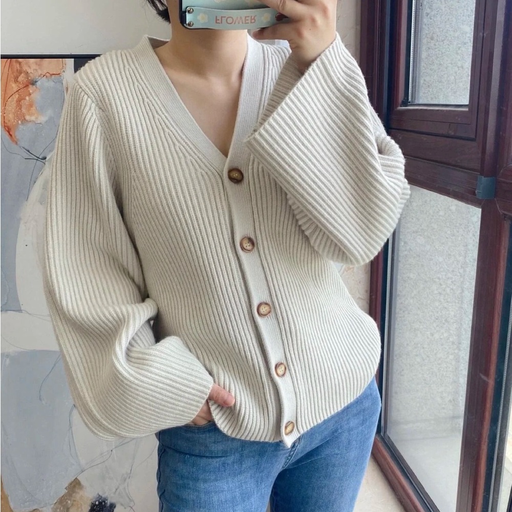 Toteme Cream Cardigan
